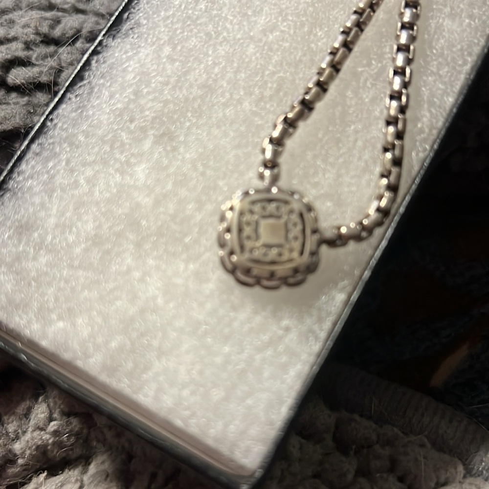 JAI Sterling Silver Black Spinel Necklace - Picture 3 of 5